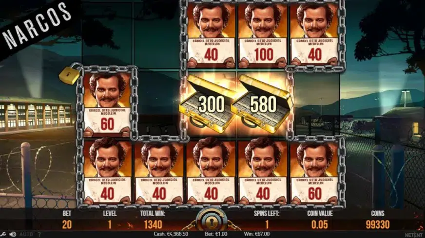 Narcos slot screenshot 5