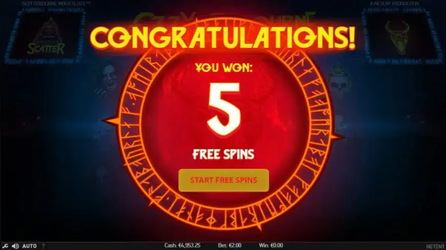 Ozzy Osbourne slot screenshot 3