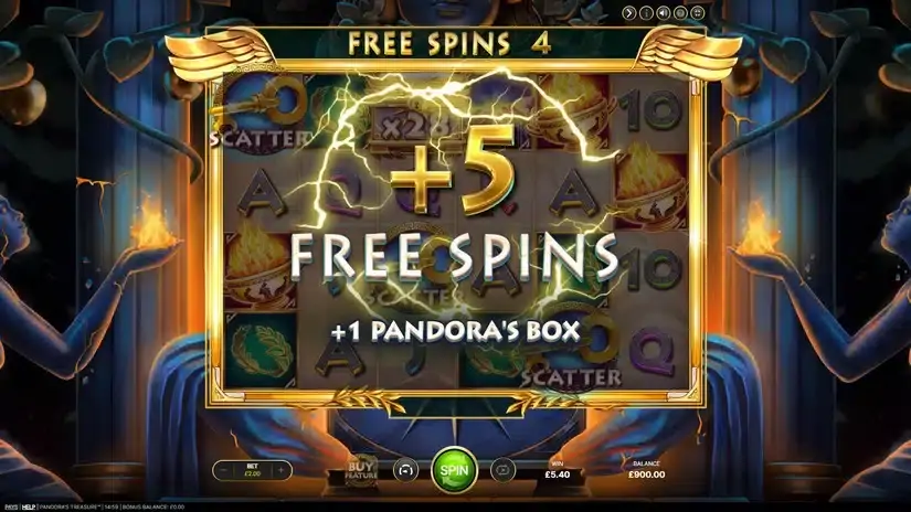Pandora’s Treasure slot screenshot 5