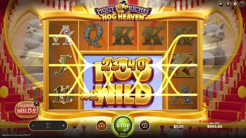 Piggy Riches 3: Hog Heaven slot screenshot 3