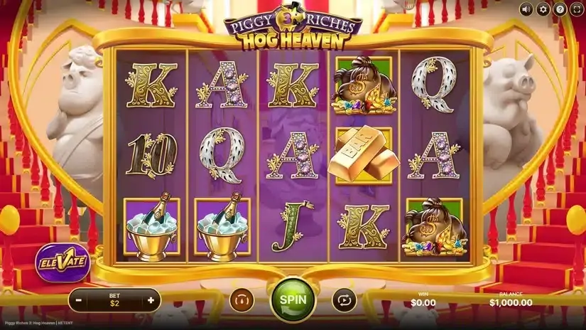 Piggy Riches 3: Hog Heaven slot screenshot 