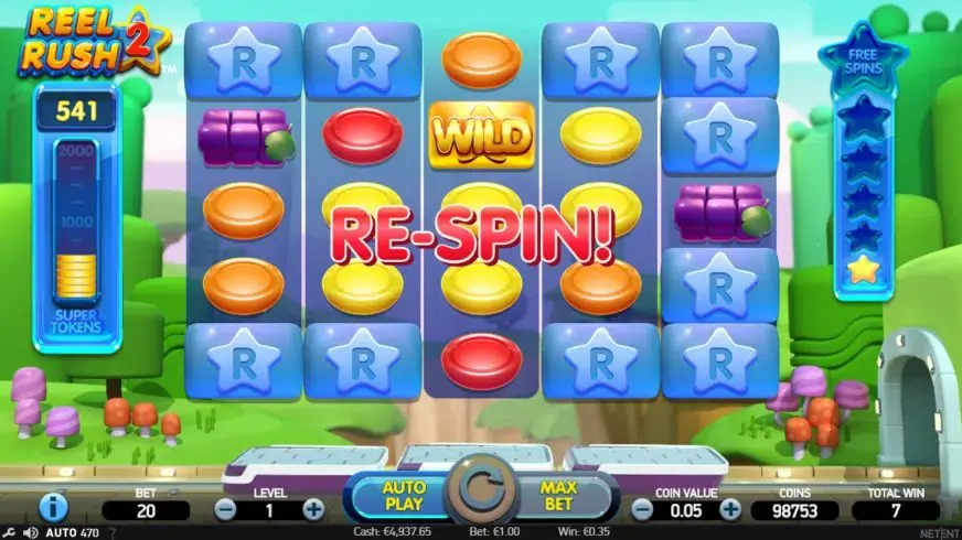 Reel Rush 2 slot screenshot 2