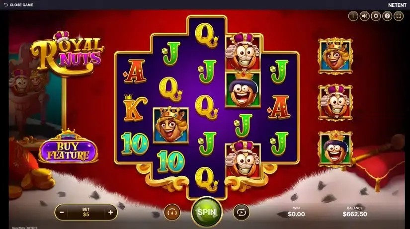 Royal Nuts slot screenshot 