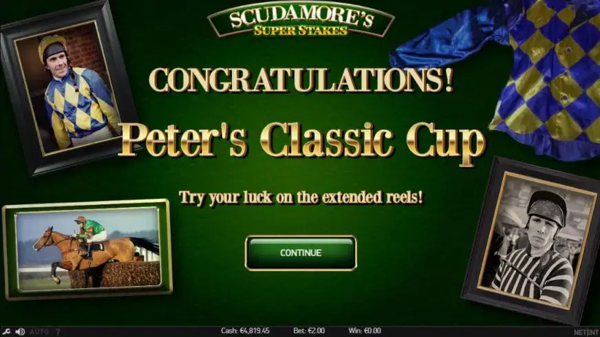 Scudamore’s Super Stakes slot screenshot 6