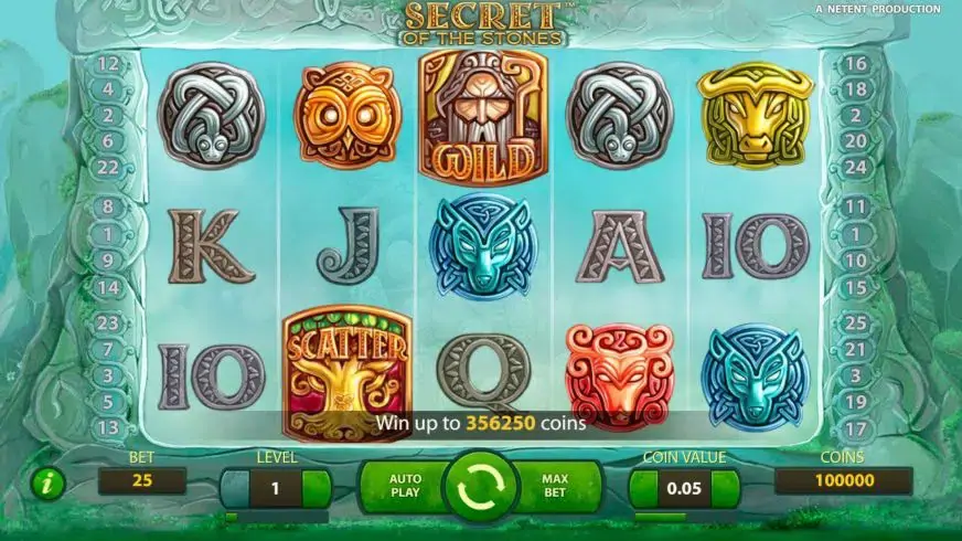 Secret of the Stones MAX slot screenshot 1