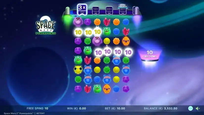 Space Wars 2 Powerpoints slot screenshot 4