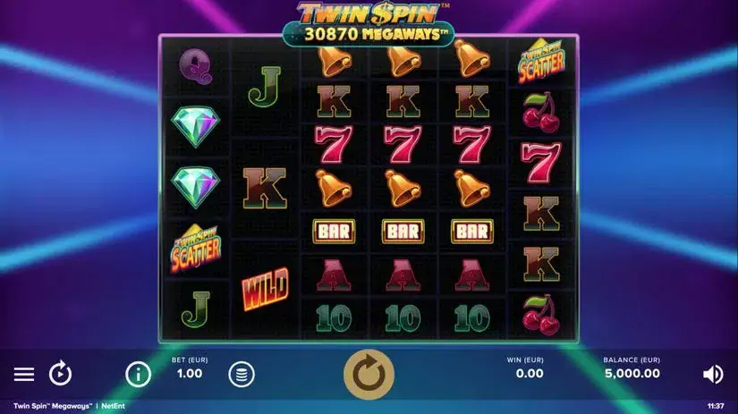 Twin Spin Megaways slot screenshot 1