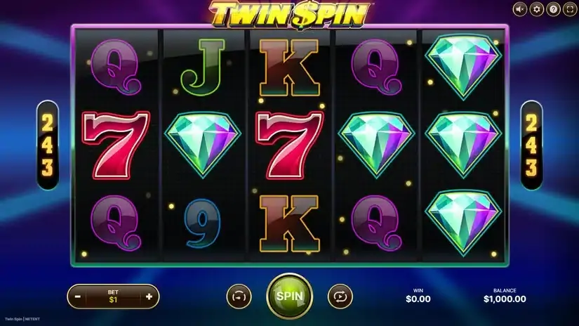 Twin Spin slot screenshot 