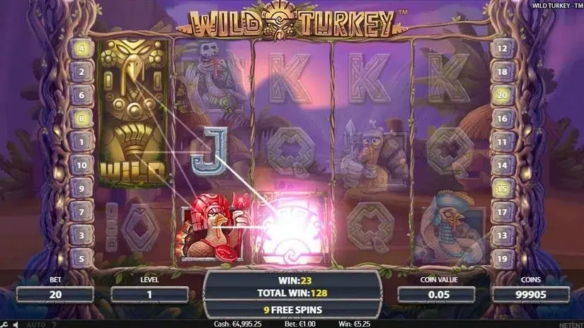 Wild Turkey slot screenshot 3
