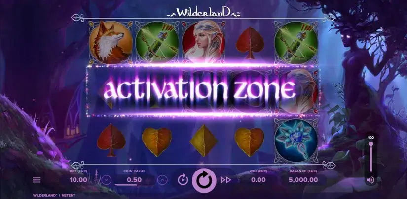 Wilderland slot screenshot 