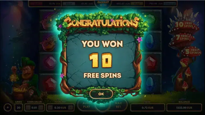 Clover Stones slot screenshot 4