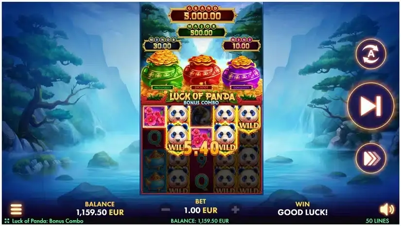 Luck of Panda: Bonus Combo slot screenshot 