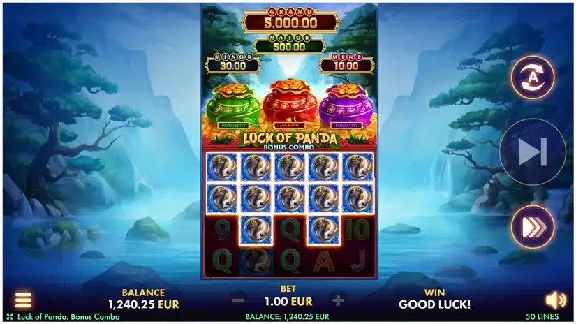 Luck of Panda: Bonus Combo slot screenshot 2
