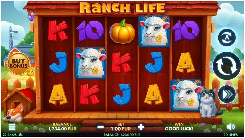 Ranch Life slot screenshot 