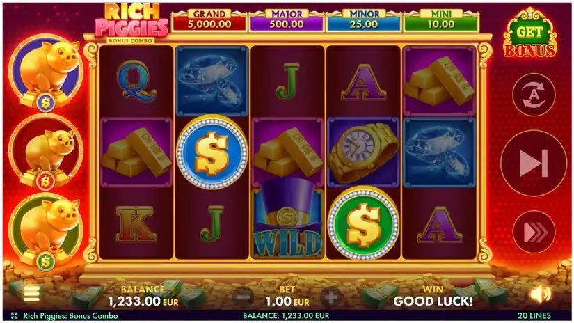 Rich Piggies: Bonus Combo slot screenshot 2