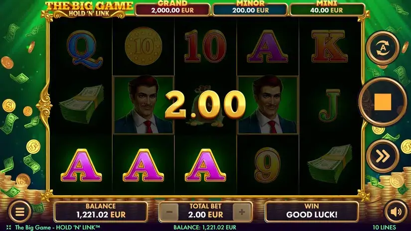 The Big Game Hold’N’Link slot screenshot 3