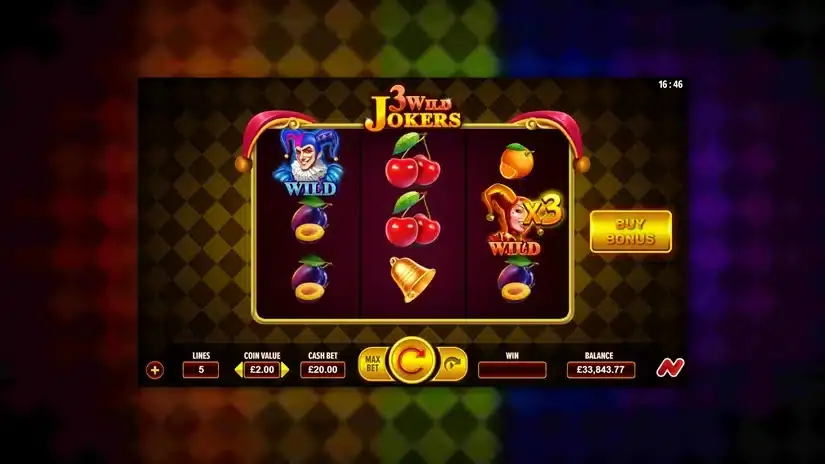 3 Wild Jokers slot screenshot 1