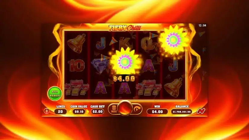 Fiery Chilli slot screenshot 2