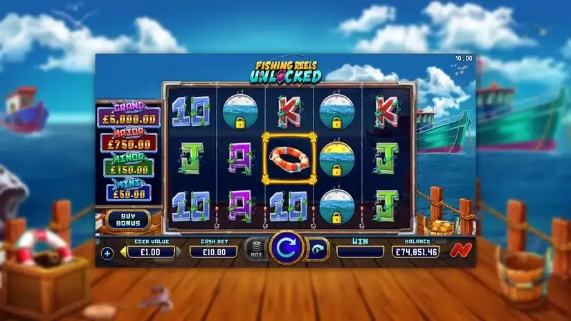 Fishing Reels Unlocked slot screenshot 3