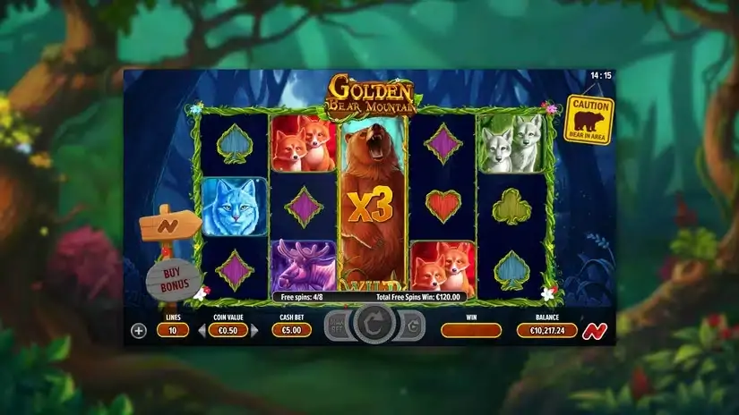 Golden Bear Mountain slot screenshot 6