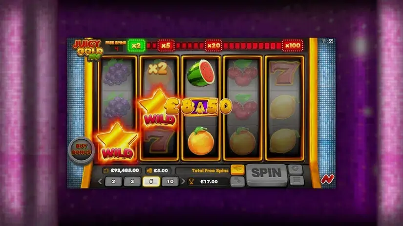 Juicy Gold 100 slot screenshot 5