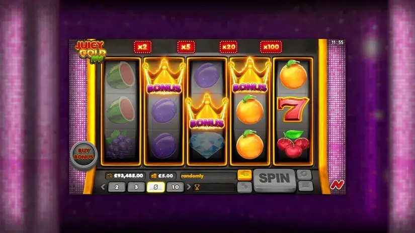 Juicy Gold 100 slot screenshot 3