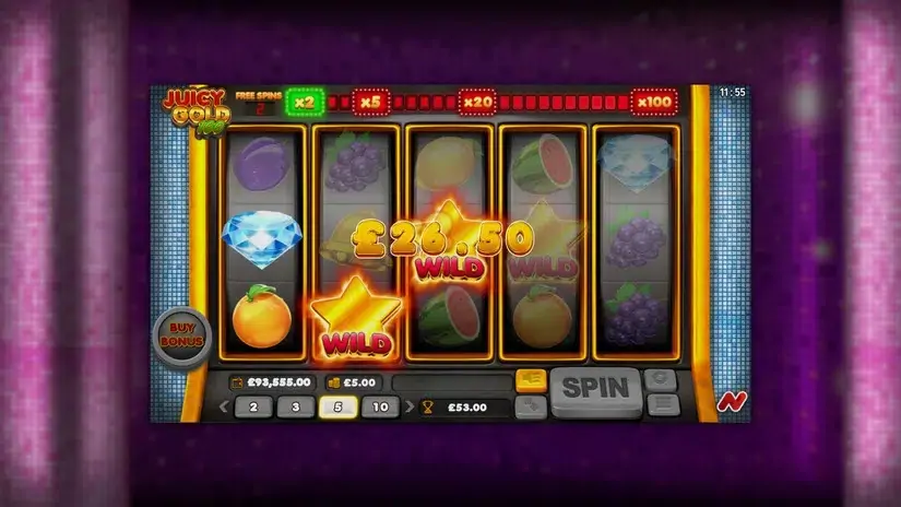 Juicy Gold 100 slot screenshot 6