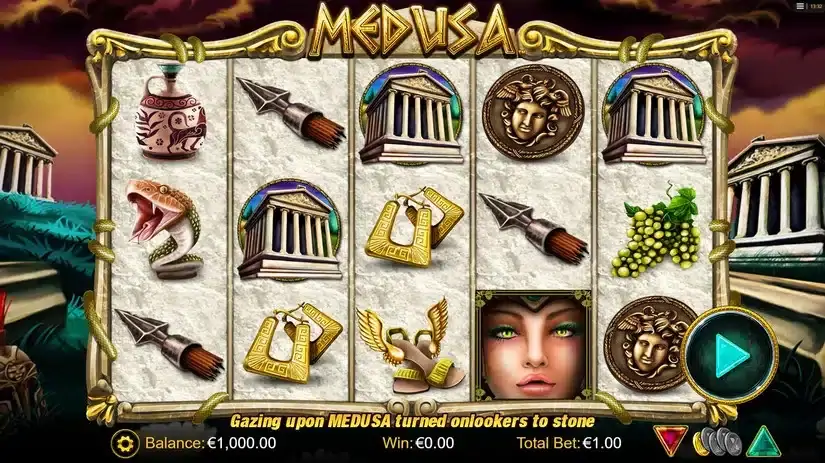 Medusa slot screenshot 