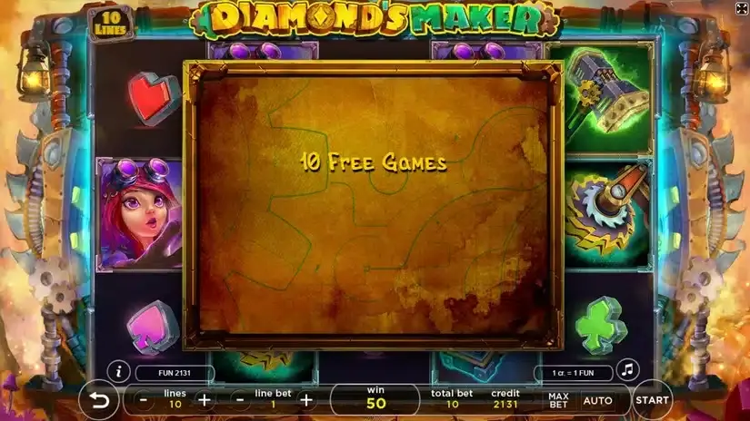 Diamonds Makers slot screenshot 3