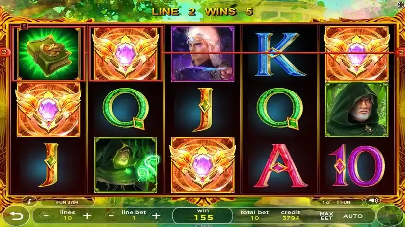 Elves Kingdom slot screenshot 2