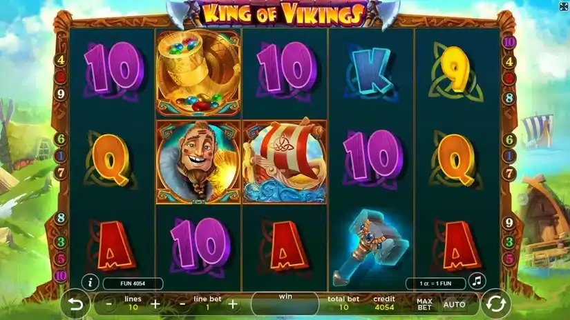 King Of Vikings slot screenshot 1