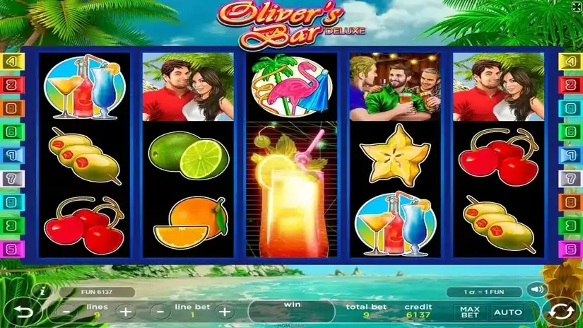 Olivers Bar Deluxe slot screenshot 1