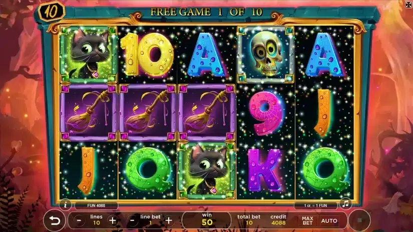 Queen Halloween Deluxe slot screenshot 5