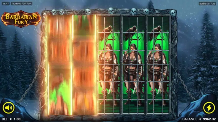 Barbarian Fury slot screenshot 