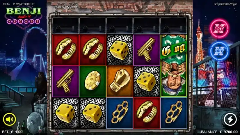 Benji Killed In Vegas slot screenshot 2