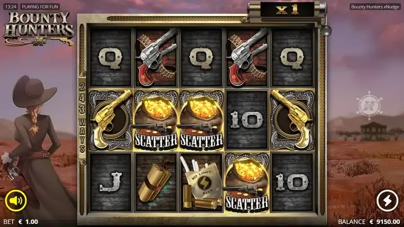 Bounty Hunters slot screenshot 2