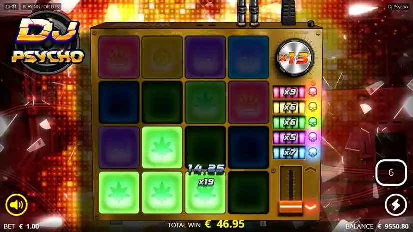 DJ Psycho slot screenshot 7