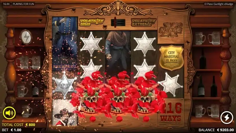 El Paso Gunfight xNudge slot screenshot 2