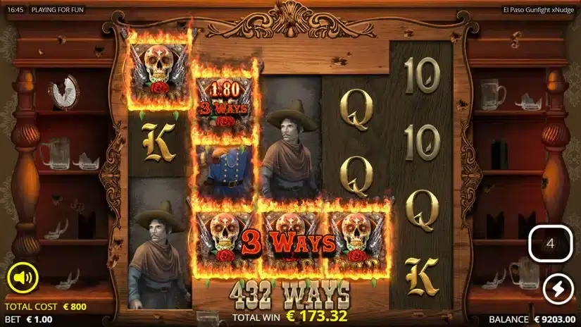 El Paso Gunfight xNudge slot screenshot 