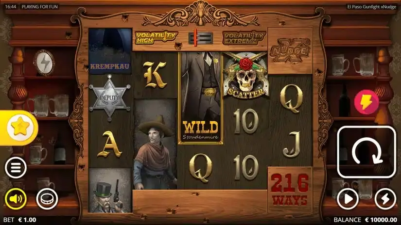 El Paso Gunfight xNudge slot screenshot 