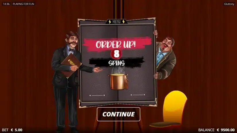 Gluttony slot screenshot 3