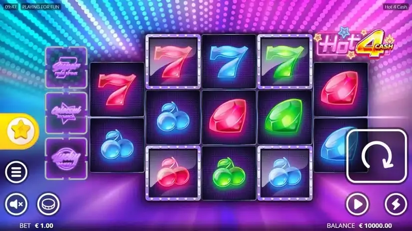 Hot 4 Cash slot screenshot 1