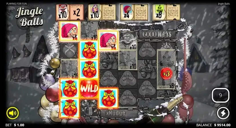Jingle Balls slot screenshot 5