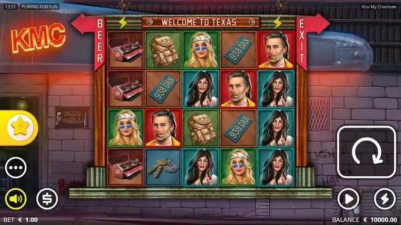 Kiss My Chainsaw slot screenshot 