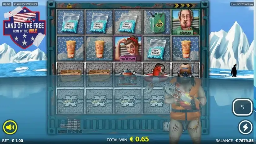 Land of the Free slot screenshot 