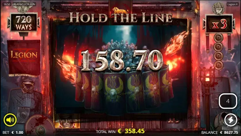 Legion X slot screenshot 