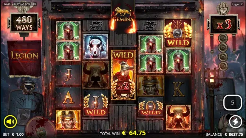 Legion X slot screenshot 8