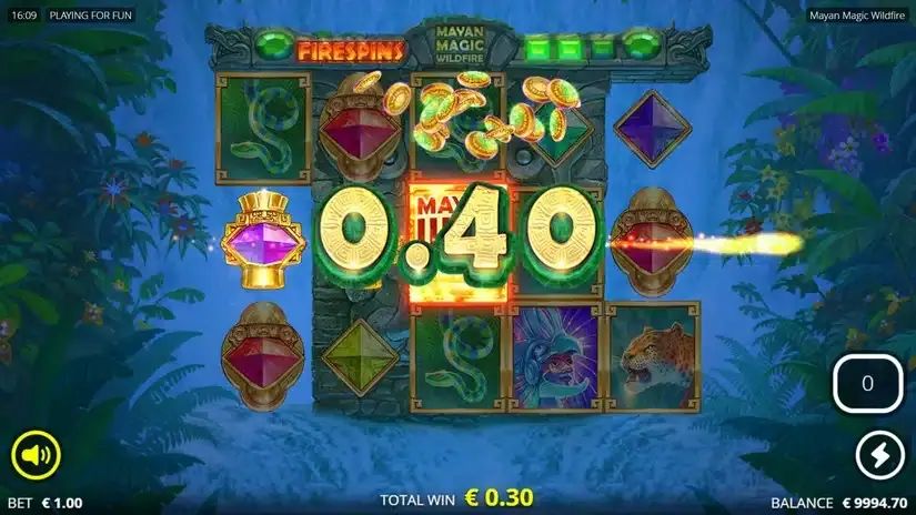 Mayan Magic Wildfire slot screenshot 
