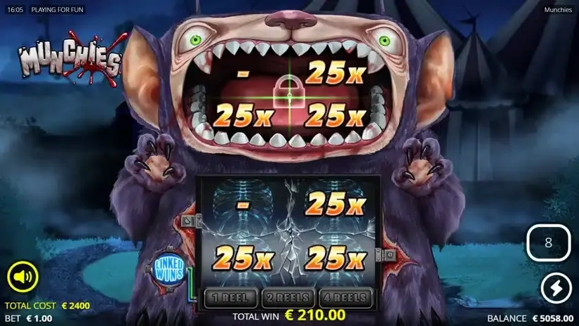 Munchies slot screenshot 