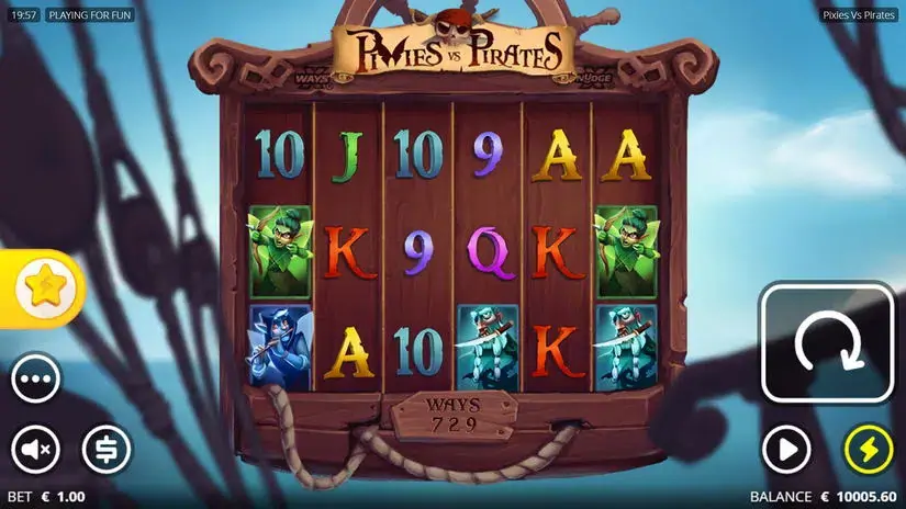 Pixies Vs Pirates slot screenshot 1